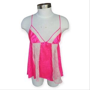 Victoria's Secret Neon Lace Babydoll Lingerie top XS